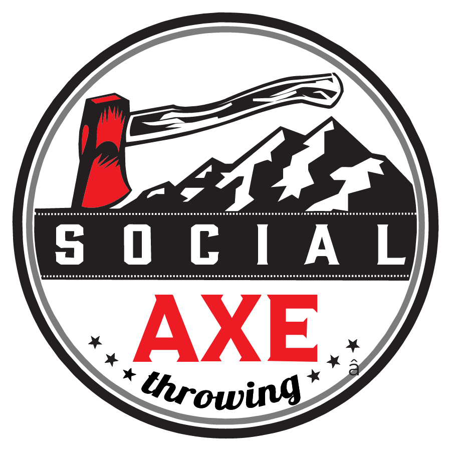 Social Axe Throwing Logo